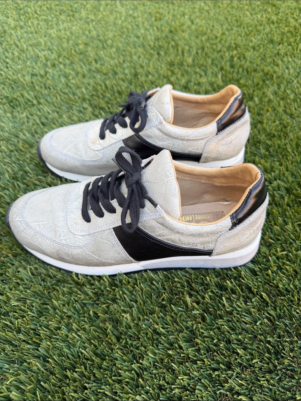 Cori Women's Athletic Sneakers in Light Gray and Black - Casual Comfort